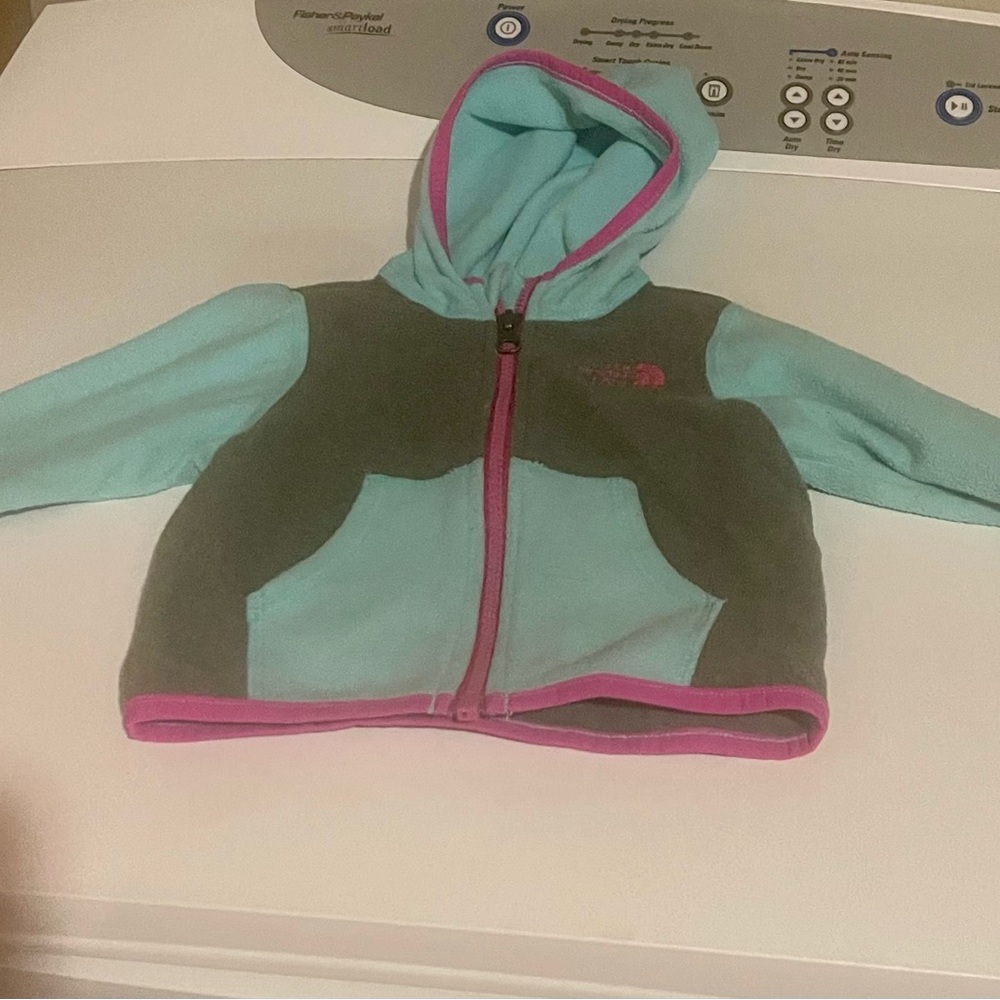 Baby girl North Face fleece